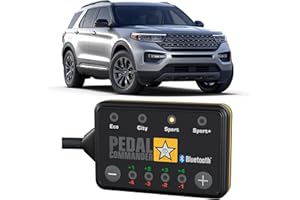 PEDAL COMMANDER for Ford Explorer 2011-2025 Throttle Response Controller Fits: 5th, 6th Gen, Base, XLT, Limited, Sport, Limited, Platinum, 2.0L 2.3L 3.0L 3.3L 3.5L 3.7, Ford Explorer Accessories