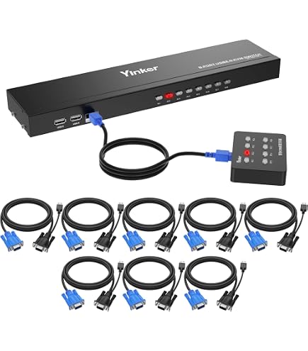 Amazon.com: KVM HDMI 8x1 Multi-Viewer 4K@30Hz | 8-Port HDMI Switch