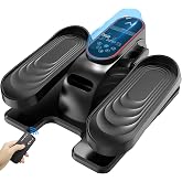 AXV Under Desk Elliptical Exercise Machine,Electric Ellipse Leg Exerciser As Seen On TV,Training Machines While Sitting for Seniors Home,Portable, Quiet, with Remote Control