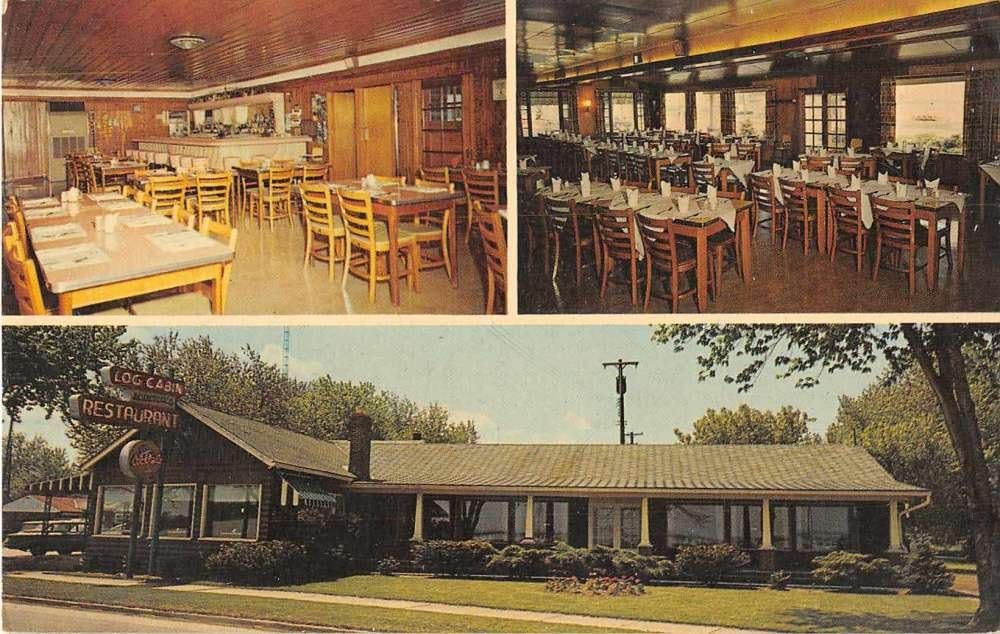 Sandusky Ohio Log Cabin Restaurant Vintage Postcard J54952 At