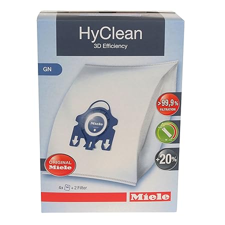 Miele GN Vacuum Hoover Taschen - Komplette C2 C3 Cat & Dog Powerline Stille Ecoline Echte Originale HyClean + Filter (1 Box)
