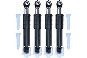 POPBEE WH01X20826 Washer Shock Absorber Kit (4 Shock and 4 Pins) Fit for GE General Electric, Kenmore Washers Replaces WH01X10343 WH01X10385 WH01X10260 WH01X10425 AH1482318 AP4265856 PS1482318 PD00001516