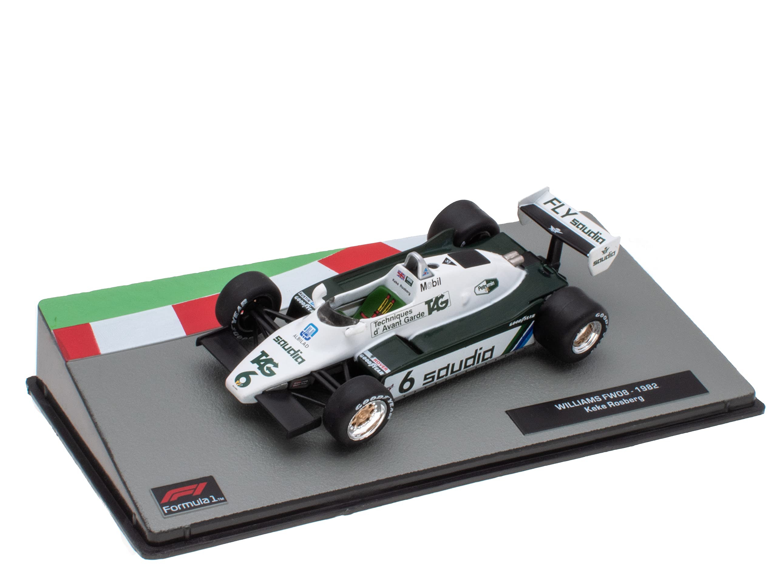 OPO 10 - Miniature car Formula 1 1/43 compatible with WILLIAMS FW08 - Keke Rosberg - 1982 - FD116