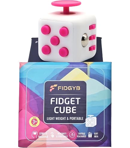 BLOOOK Fidget Toy Figity Spin, Stimming Toys, Cube Anti Stress Gadget, Jouet Cadeaux Fidget Slider pour Adultes et Enfants de Bureau, idéal pour l' anxiété, Le TDAH, l'Autisme (8 pièces BLOOOK Fidget Toy Figity Spin, Stimming Toys, Cube Anti Stress Gadget, Jouet Cadeaux Fidget Slider pour Adultes et Enfants de Bureau, idéal pour l' anxiété, Le TDAH, l'Autisme (8 pièces