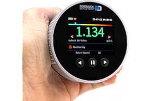 FORENSICS DETECTORS FD Radon Detector by Forensics | Home Use | Upgraded 20-Year Sensor Life | Version 2.0 |