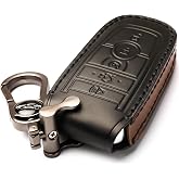 APEKUU Key Shells Compatible with Ford Key Fob Cover&amp;Case&amp;Keychain | The leather is hand-sewn and for Bronco Mustang Fusion Raptor F150 F250 F350 F450 F550 Edge Explorer Expedition etc.