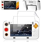 Case for Atari Gamestation Go,NOUKAJU Game Console Case with 2Pack PET Screen Protector,Anti-Drop, Anti-Scratch,Shockproof,Screen Protector for Atari Gamestation Go Game Console(White)