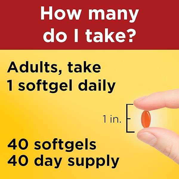 NATURE MADE COQ10 200MG SOFTGELS, DIETARY SUPPLEMENT FOR HEART HEALTH SUPPORT, 40 SOFTGELS, 40 DAY SUPPLY