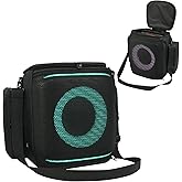 TXEsign Carrying Case Speaker Bag Compatible with JBL PartyBox Encore 2 Party Speaker, Protective Case Mesh Storage Bag with Shoulder Strap and Two Sides Accessories Pockets