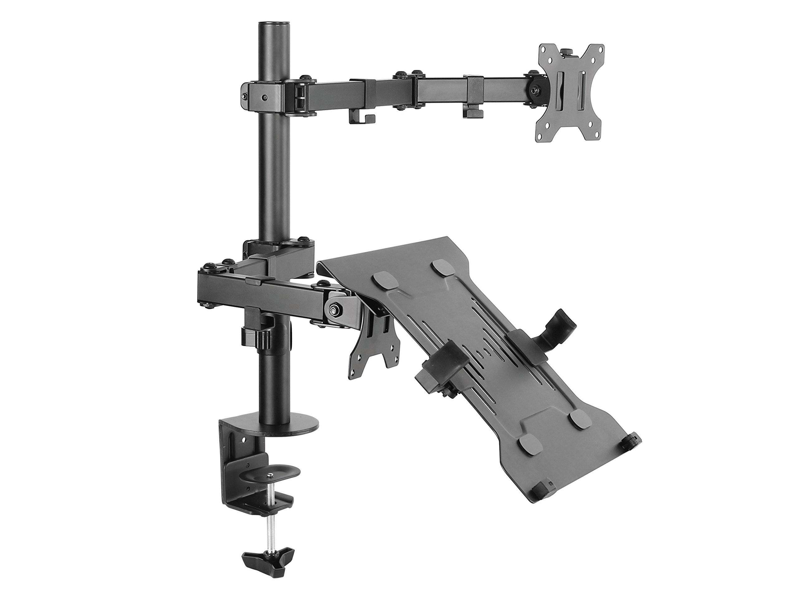 Equip 650119 flat panel desk mount 81.3 cm (32") Clamp Black