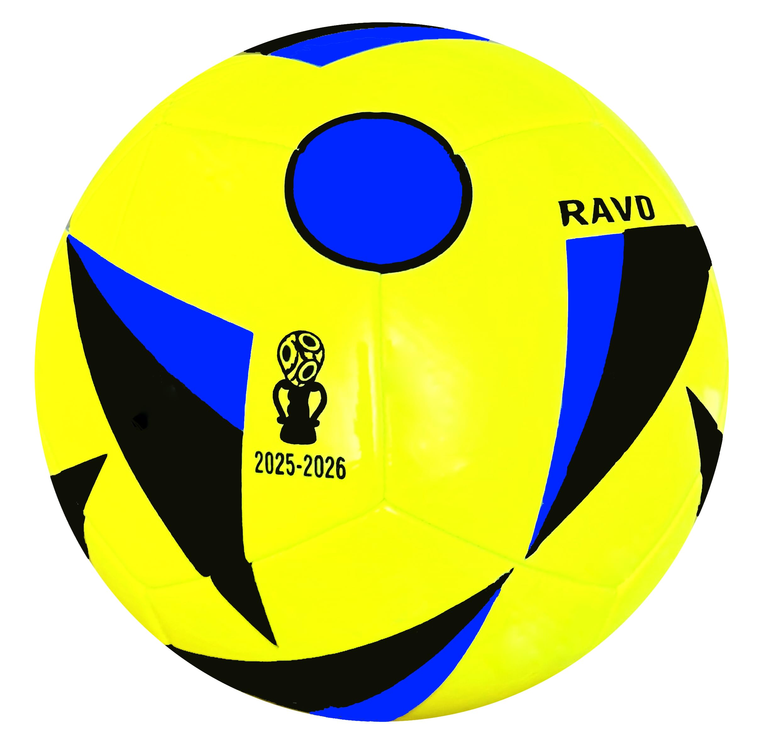 Spedster Football 2025-2026 Ravo Match Ball Genuine Premium Quality Football Size 3,4,5 (5)