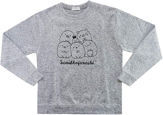 Amazon すみっコぐらし 裏起毛 トレーナー メンズ 長袖 サンエックス グッズ Sg1384 134a トレーナー パーカー 通販