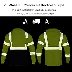 VENDACE 3pcs Safety Reflective High Visibility Long