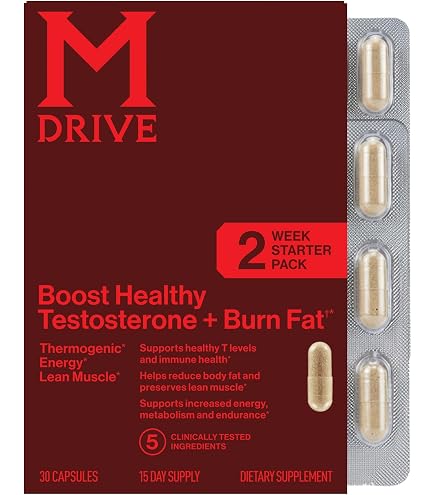 Amazon.com: M Drive Boost and Burn Testosterone Booster & Fat