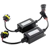SOCAL-LED LIGHTING H11 H8 LED Decoder Upgraded Strong Canbus Error Code Warning Canceller Anti Flicker Relay Adapter, Pack of 2