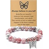 Friendship Bracelet Gifts for Women Friends Inspirational Beaded Bracelets Encouragement Gift for Women Mom Daughter Wife Sister Coworker Friend Bracelet with Gifts Cards Christmas Birthday Gift