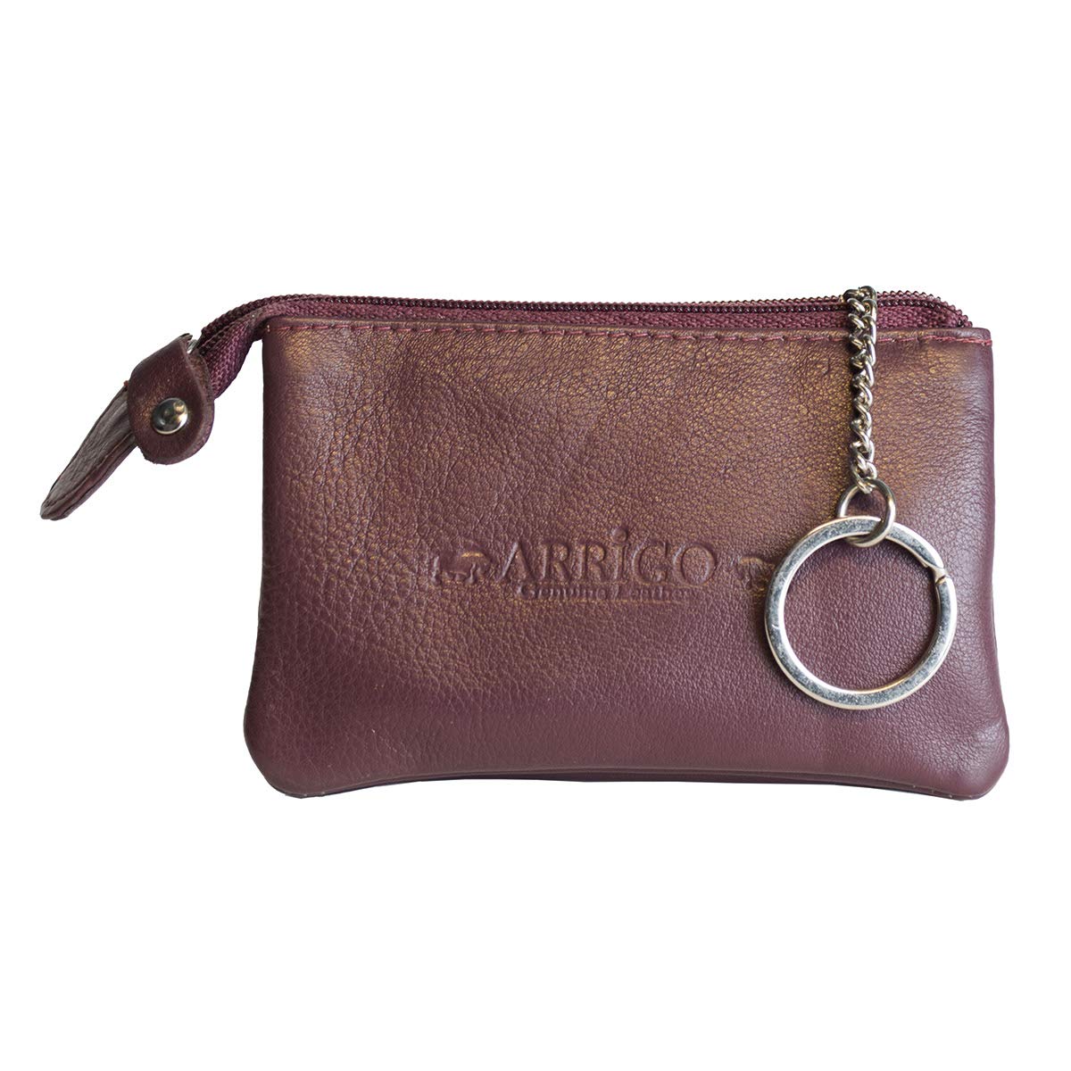 Arrigo Unisex_Adult Schlüsseltasche case, Pocket, Key Holder, Claret, Small