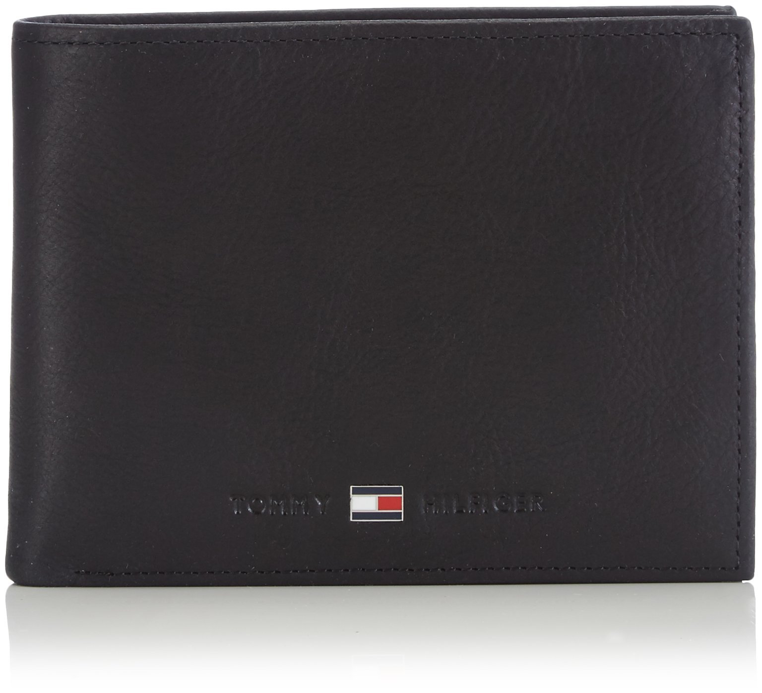 Tommy Hilfiger Men's Johnson Cc and Coin Pocket Am0am00659 Wallets, Black (Black), OS