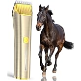 oneisall Cordless Horse Clippers for Horse Grooming RK 034 | Detachable stainless steel blades, ultra-quiet, Horse Trimmer Shaver Kit with tangled, long, or Thick Coat Horse Hairs