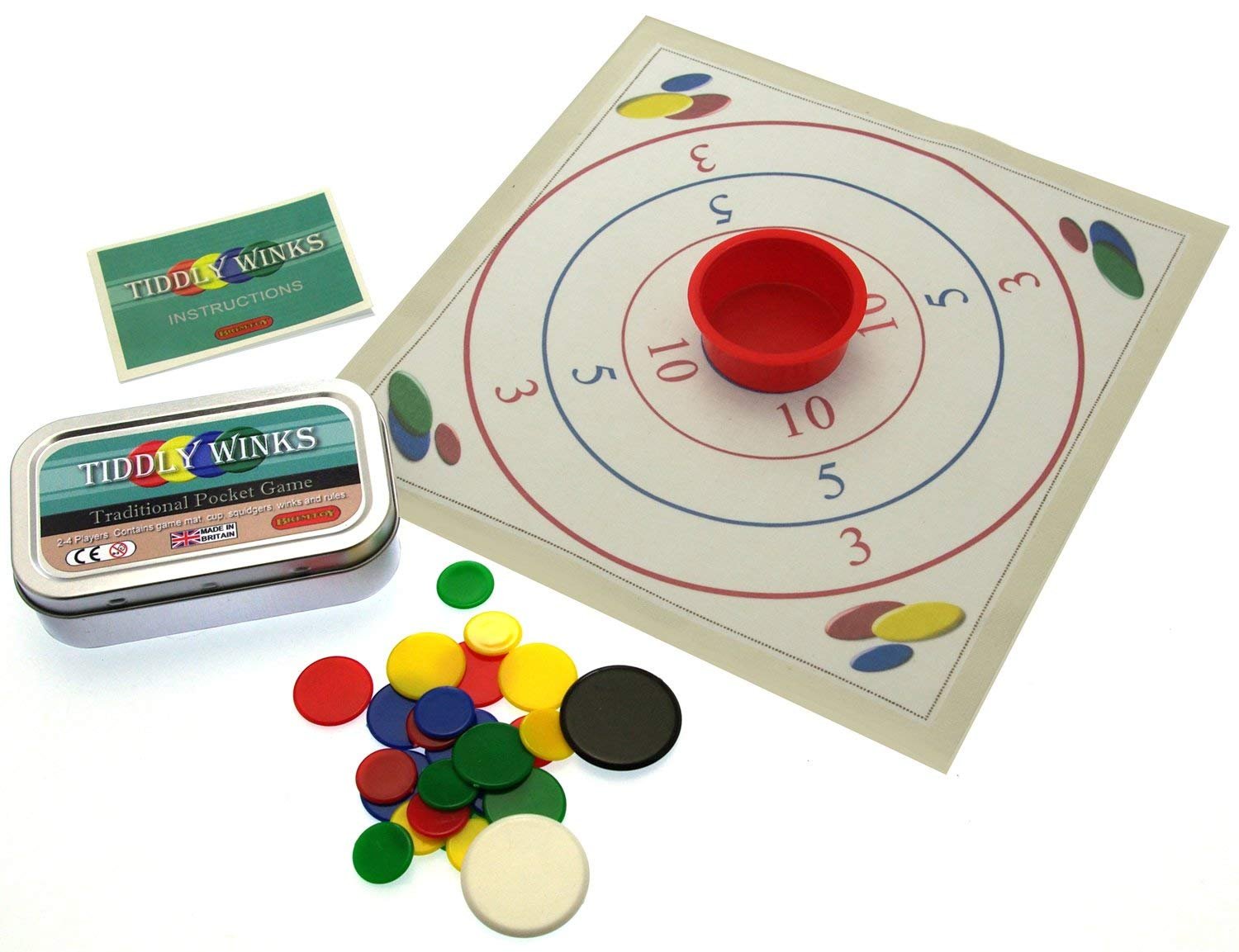 Brimtoy Tiddlywinks - Traditional Travel/Pocket Game