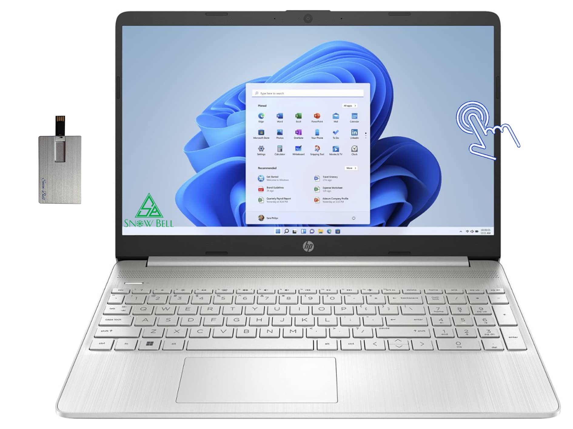 HP 24 All-in-One PC, Intel Core i3-1115G4, 4GB RAM, 256GB SSD, Snow White, Windows 11 Home, 24-df1023w Desktop Computer HP 24 All-in-One PC, Intel Core i3-1115G4, 4GB RAM, 256GB SSD, Snow White, Windows 11 Home, 24-df1023w Desktop Computer