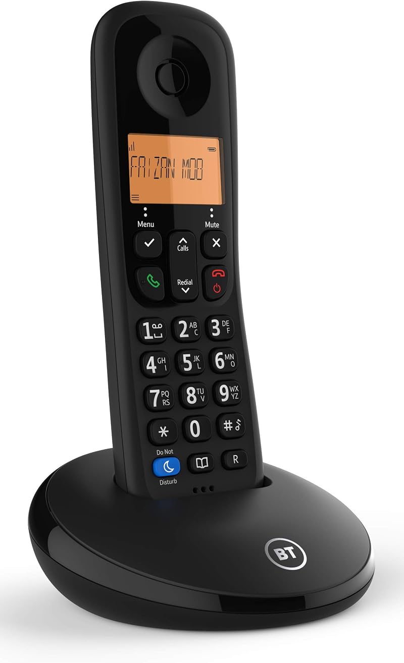 BT Everyday Cordless Landline Phone with Do Not Disturb Blocker 20 Contacts