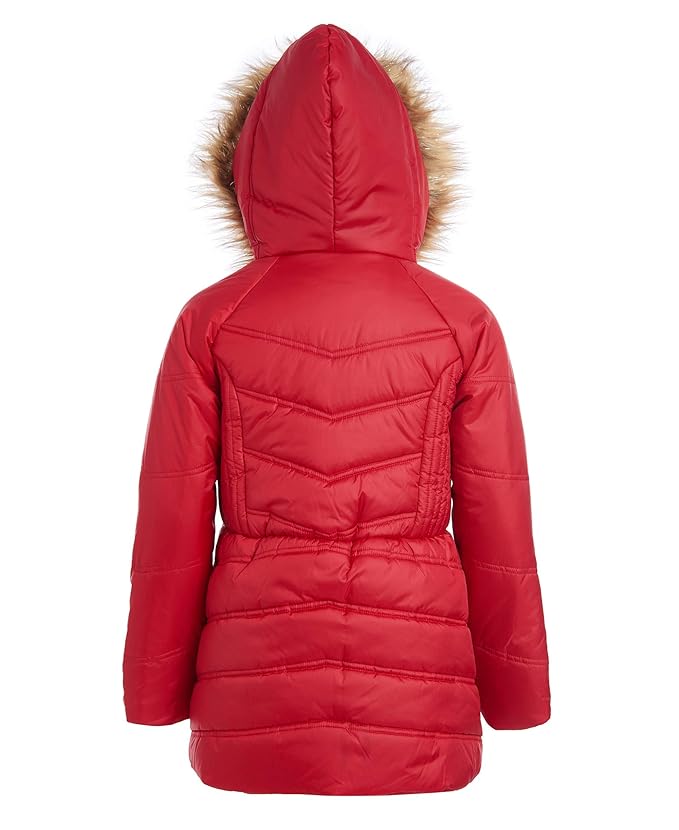 Tommy Hilfiger 汤美费格 大毛领 女童连帽保暖棉服 2T码 2.5折.32 海淘转运到手约￥172