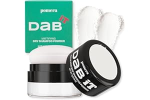 DAB IT Dry Shampoo Powder 7g/0.24 oz, Travel Size, Mattifying Volume, Pomera