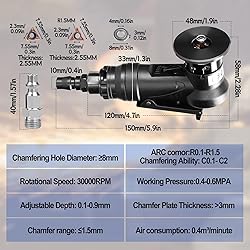 Mini Chamfering Machine, Handheld Mini Air Chamfer