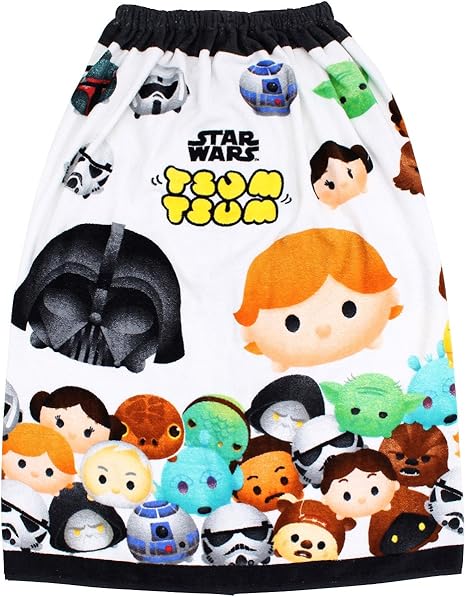 Amazon 丸眞 80cm丈 巻きタオル ラップタオル Starwars スターウォーズ ツムツム 丈 ツムツムフォース バスタオル ホーム キッチン オンライン通販