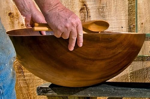 Extra-Large Wooden Salad Bowl 17-inches in Saudi Arabia Whizz