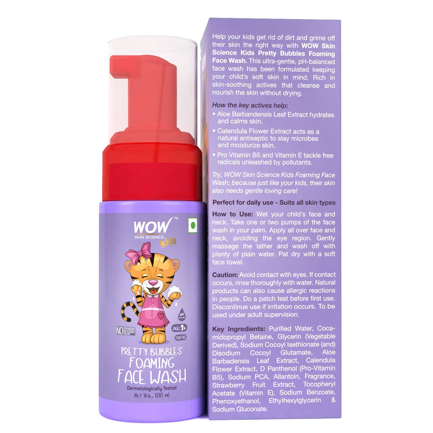 wow foaming face wash