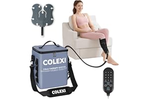 Cold Therapy Machine Programmable Timer Portable Ice Machine for Knee After Surgery Knee Replacement Recovery System, Cryothe