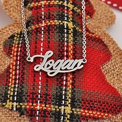 HUAN XUN Custom Dainty Name Necklace Personalized