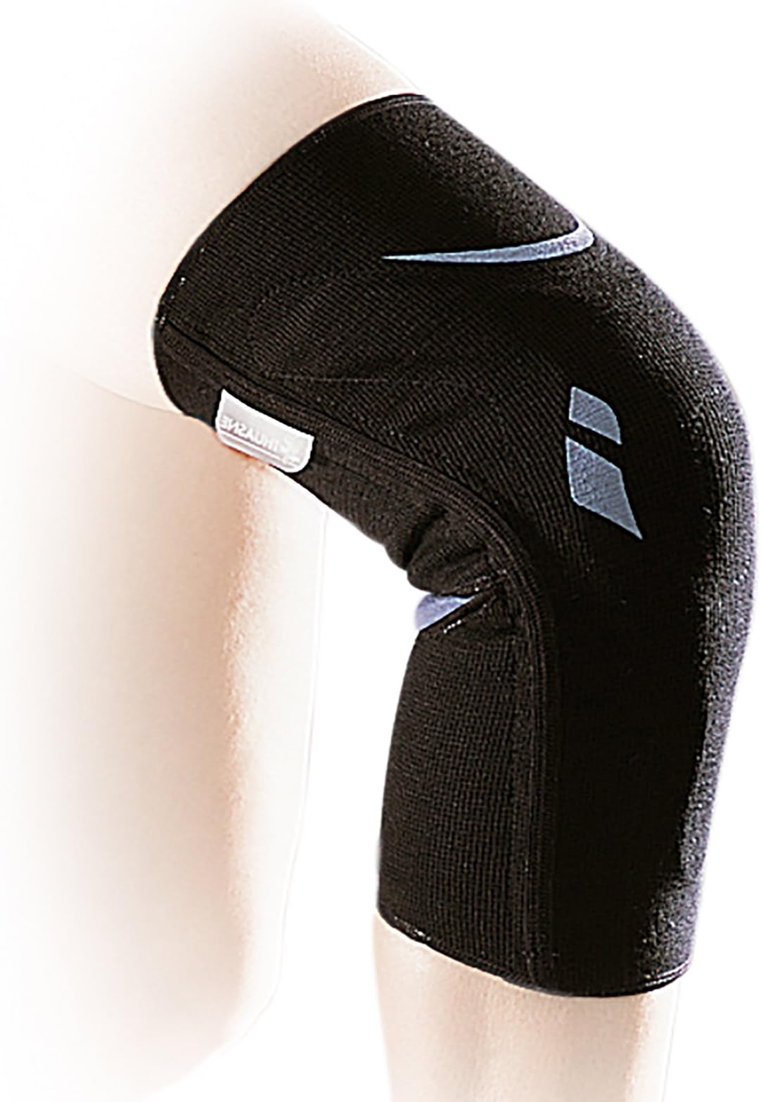 Silistab Genu Knee Brace with Shock Absorbing Patella Guide – A superior quality and highly supportive elasticated knee support with a Y-shaped patellar insert. Recommended for knee injuries, patellar syndrome, patella tendon disease, arthritis of the knee, Osgood-Schlatter disease, knee joint instability, rheumatism in the knee, to provide support for the knee cap and also for prevention of injury when returning to daily / sporting activities. Available in 6 sizes. (Size 3)