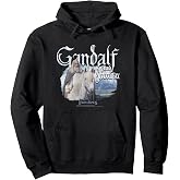 LOTR Gandalf &amp; Shadowfax Fantasy Movie Pullover Hoodie