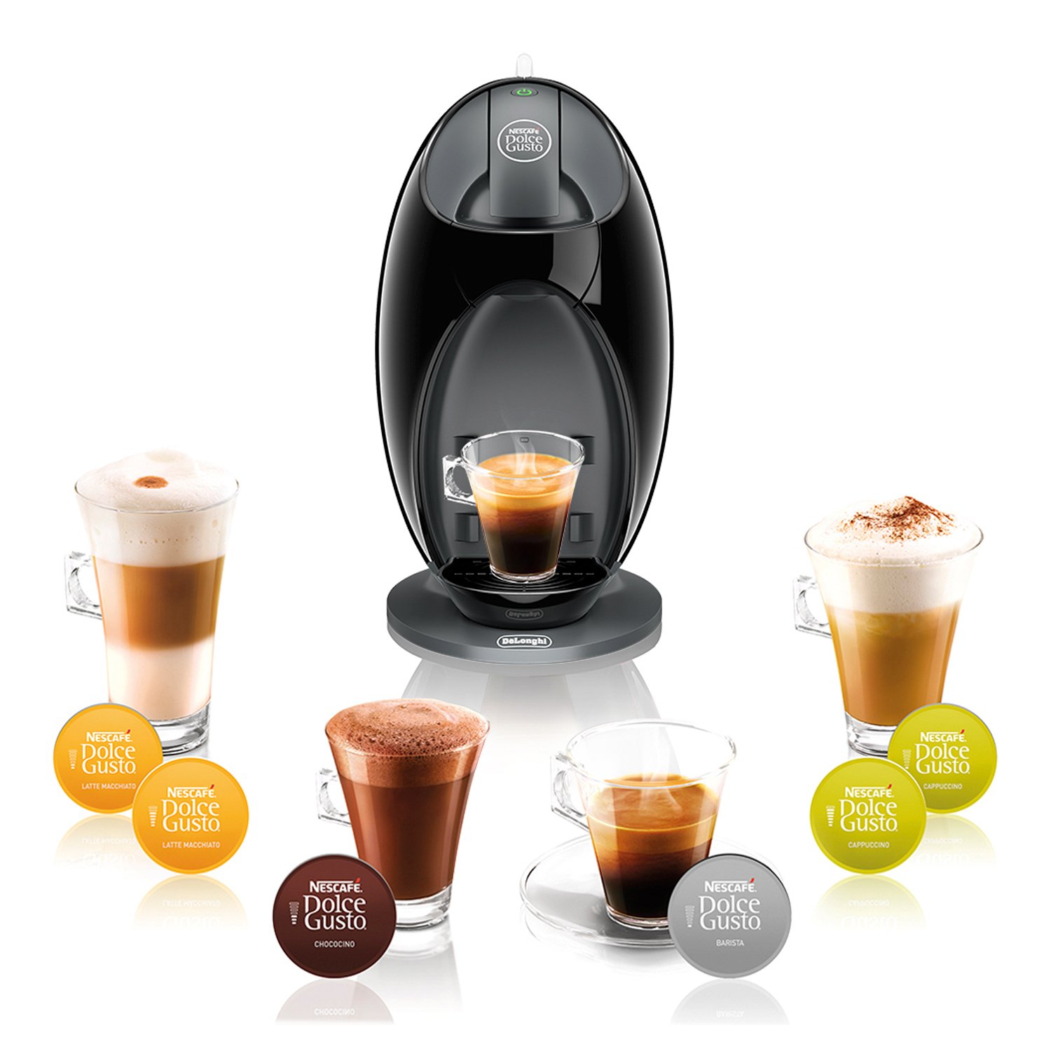 15 bares de presión DeLonghi Dolce Gusto Jovia EDG250.W color blanco