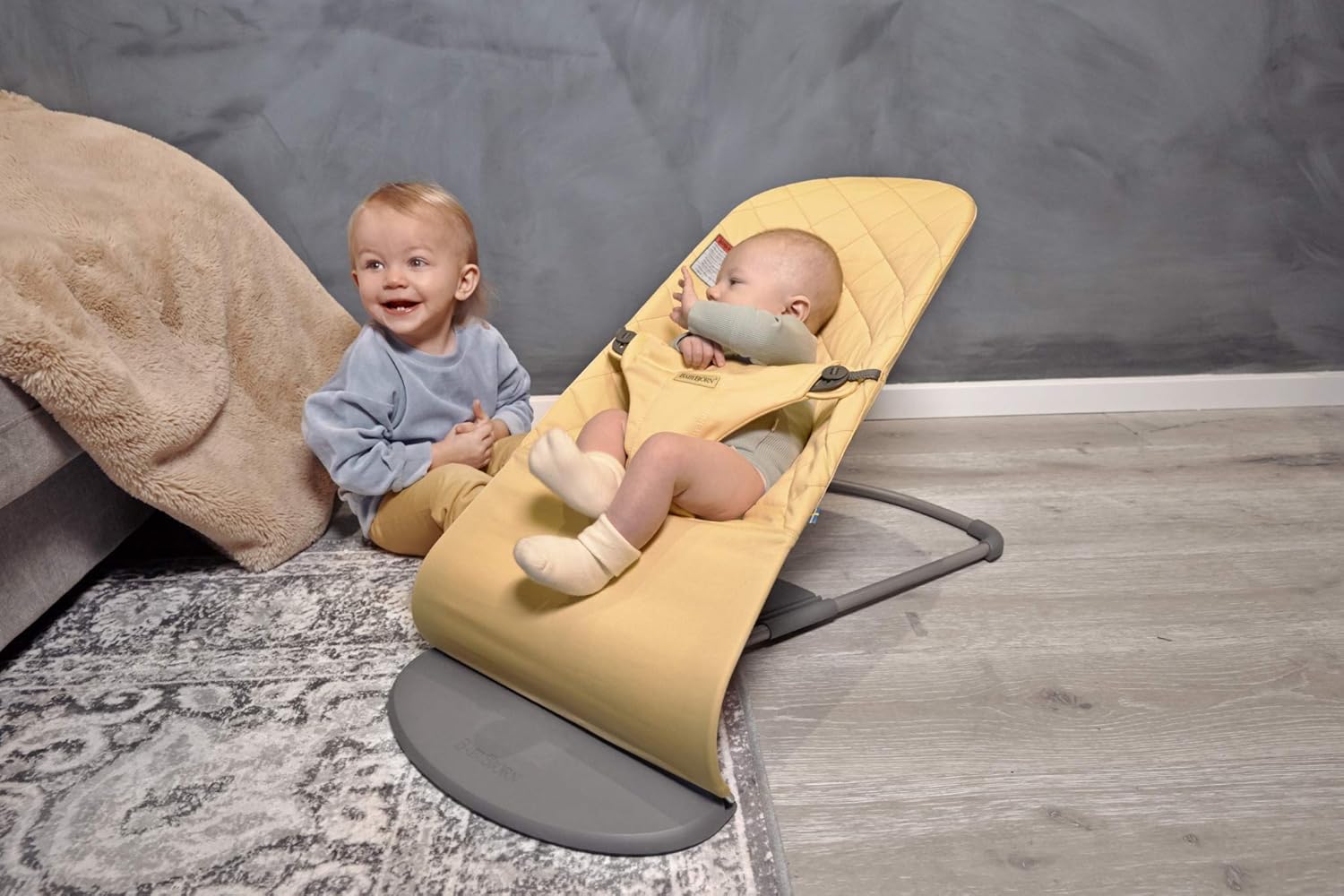 baby bjorn bouncer yellow