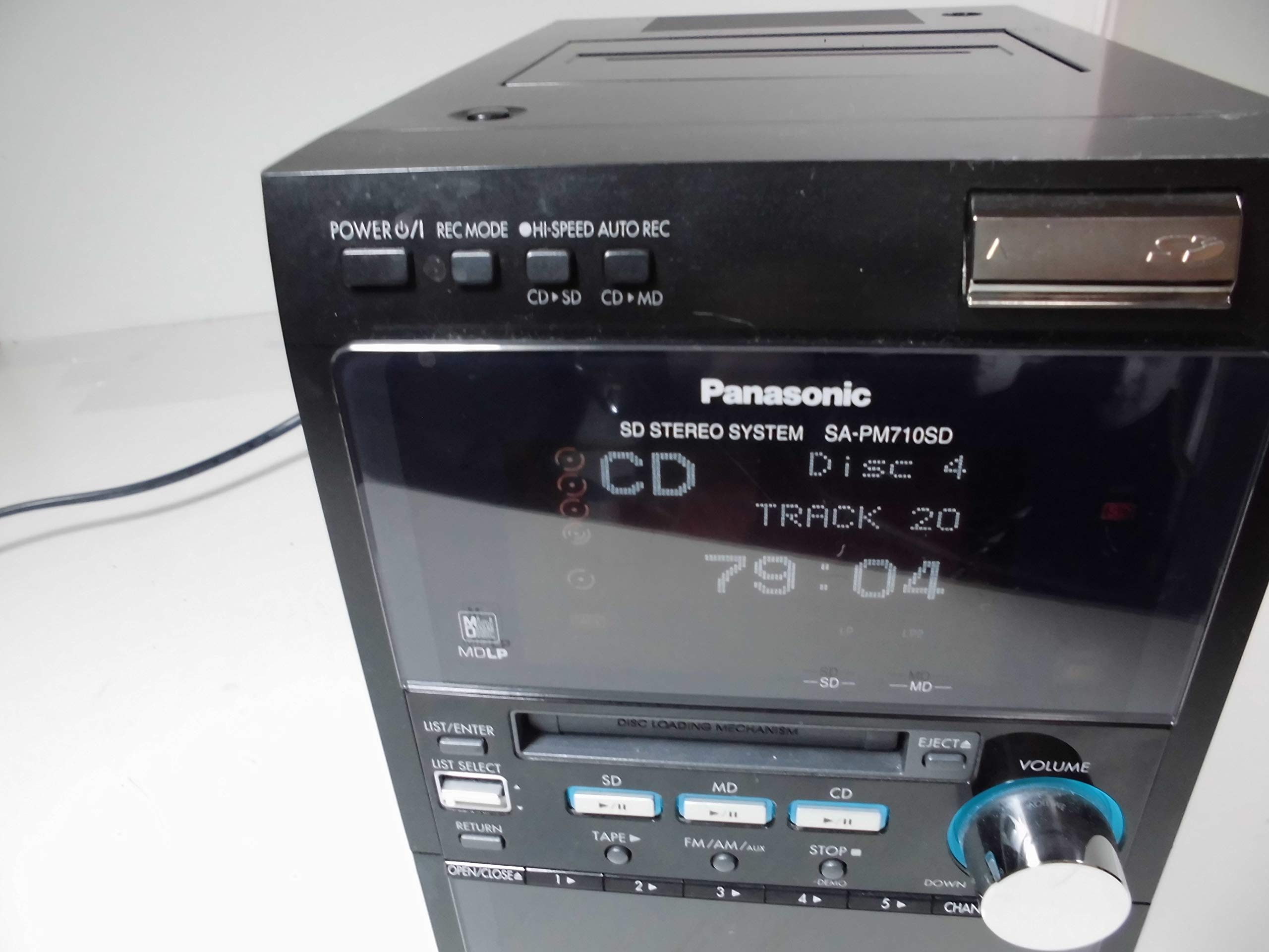 Panasonic SC-PM710SD MD/5CD/カセット コンポ