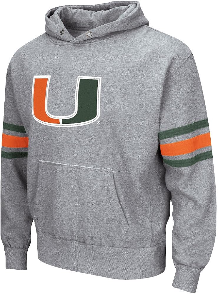 Miami Hurricanes NCAA "Bolt" Pullover Hooded Vintage