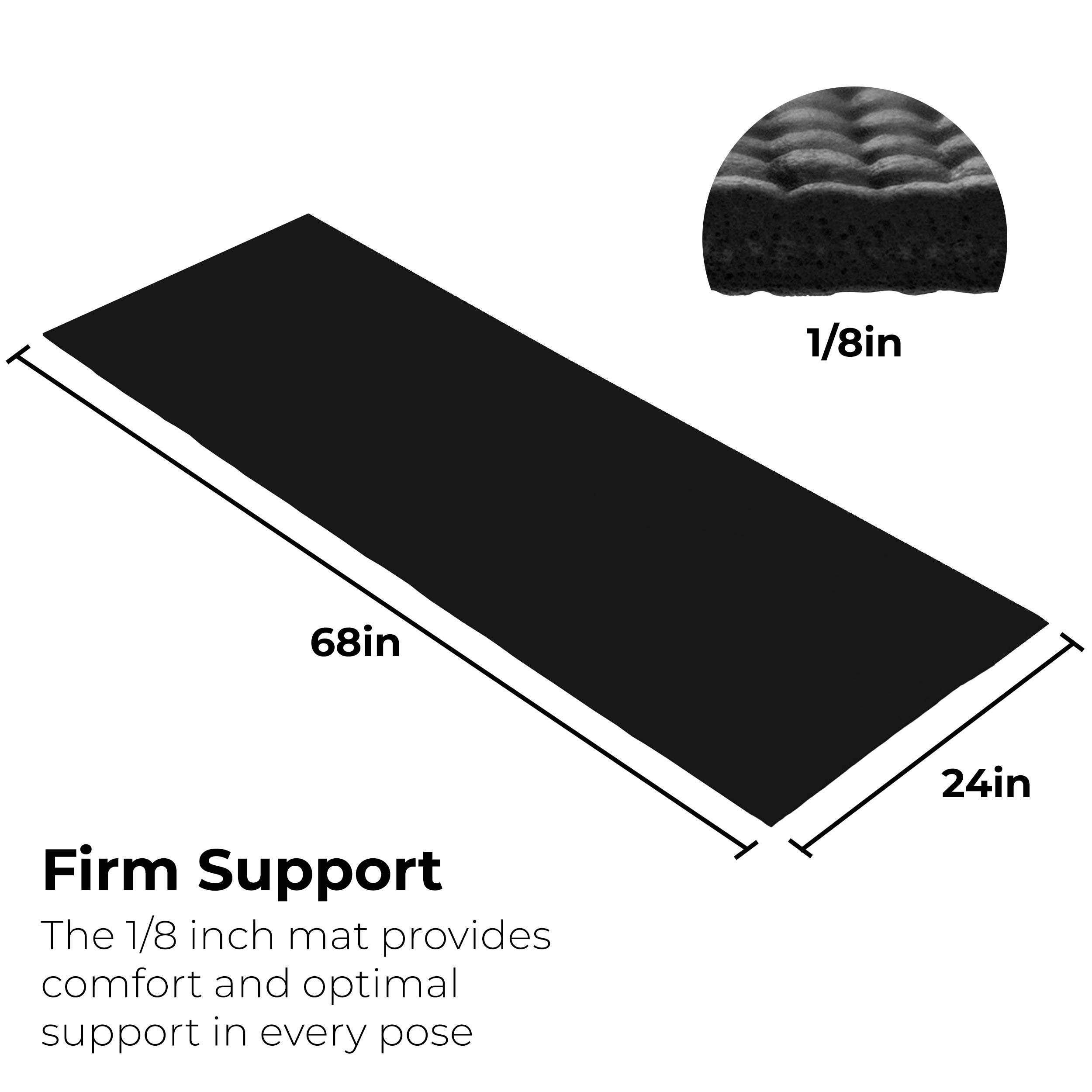 Hello Fit 10-Pack Yoga Mat, 68" x 24" Non Slip Exercise Mat, 4mm Thick Gym Mat for Fitness and Stretching, Bulk Non Toxic Yoga Mats for Schools and Studios, Black - Image 4