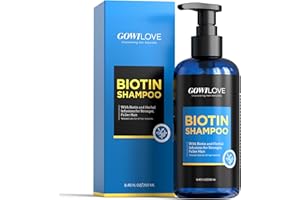 GOWILOVE Biotin Shampoo and Conditioner Set – Strengthening Shampoo, Biotin Shampoo for Women, Biotin Shampoo and Conditioner for Hair Growth, Volumizing Shampoo, Shampoo and Conditioner Set for Women 8.45 oz
