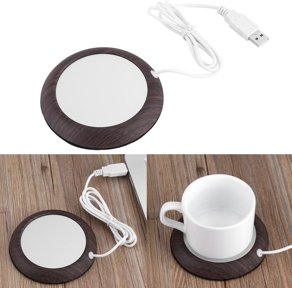 Zyyini Electric USB Cup Heater Pad,Cup Warmer Heat Beverage Mug Mat