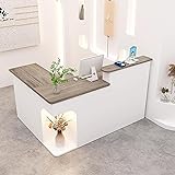 SUZEPER Modern Reception Desk Counter