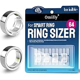 Oura Ring Gen 4 Gen 3 Size Adjuster, 2-in-1 Invisible Smart Ring Resizer Sticker and Insert, Loose Ring Tightener Guard Sizing Kit, 64PCS