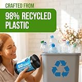 EcoBag 100 Pack Everyday Refuse Sacks 30 Micron 100L Recyclable Leak Resistant view 5
