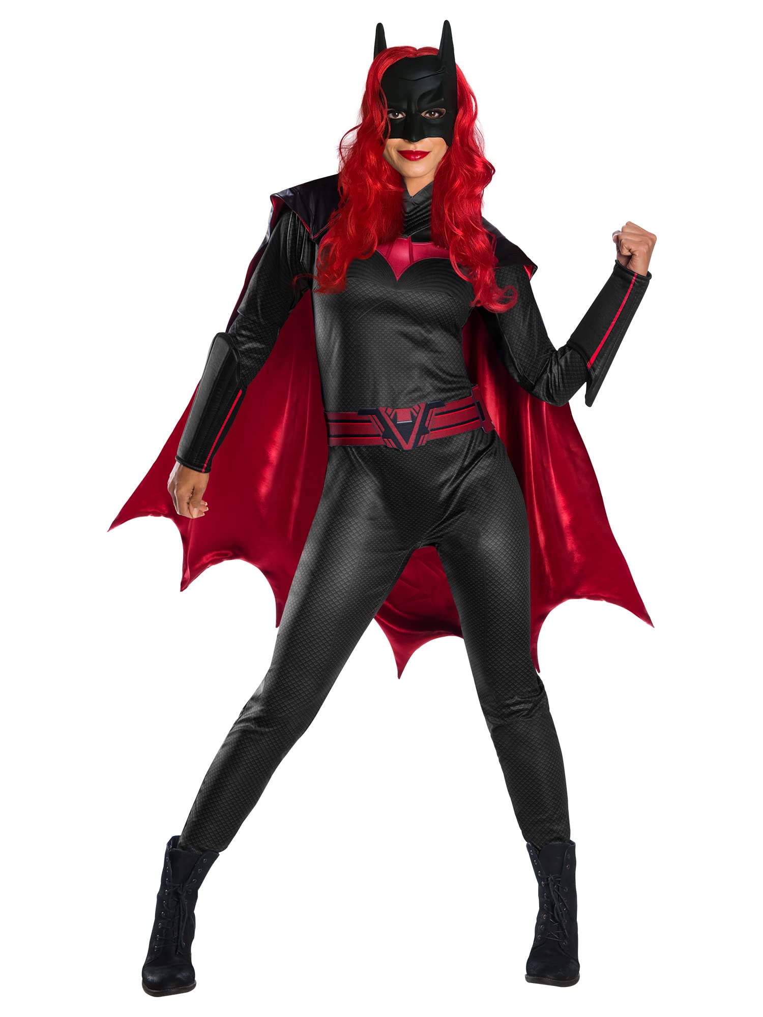Rubies Official DC Comics Batwoman Deluxe Ladies Costume, Adult Super Hero Fancy Dress Halloween Halloween