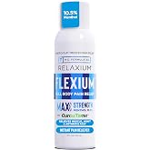 Relaxium Flexium Instant Spray, Max Strength, Joint &amp; Arthritis Pain, 90ml | 10.5% Menthol, CurcuTame, Supports Muscle, Targeted Relief