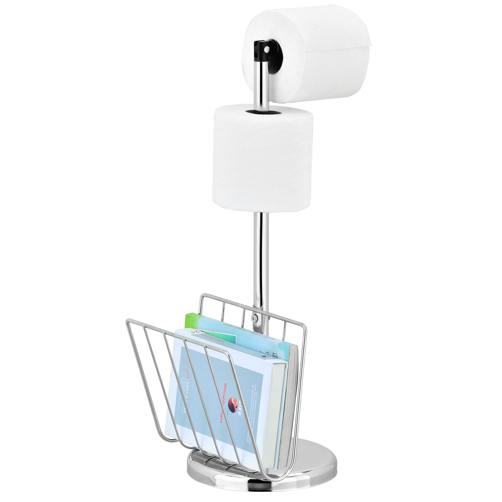 Furinno Toilet Paper Holder, Metal, Chrome, one Size