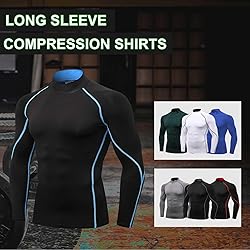 Men's Compression Shirts Long Sleeve Athletic